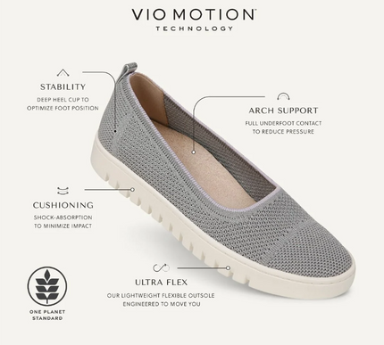 Vionic Uptown Knit Skimmer Navy Slip-on Loafer Women's sizes 5-11/NEW! MEDIUM