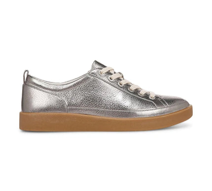 Vionic Winny Pewter Nappa Leather Sneaker Women sizes 5-11/NEW!!