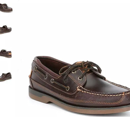 Sperry Top-Sider Mako 2 Eye Moc Amaretto Brown Boat Shoe Mens sizes 8-15/NEW MED
