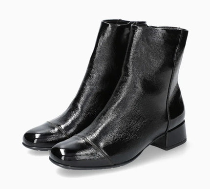 Mephisto Jiliane Black  Vernis Leather Boot Shoe Womens Sizes 6-11 NEW