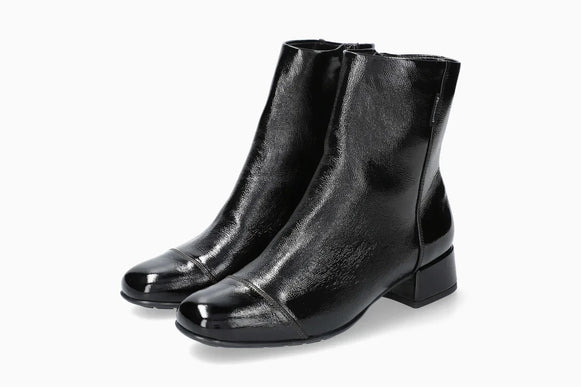 Mephisto Jiliane Black  Vernis Leather Boot Shoe Womens Sizes 6-11 NEW
