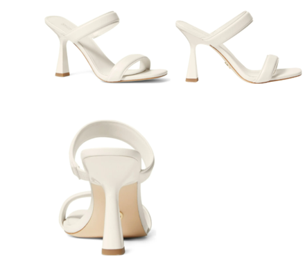 Michael Michael Kors Clara Sandal Light Cream Leather Women's US sizes 6-10/NEW!