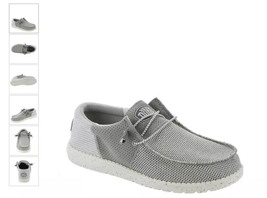 Hey Dude Wally Tri Ash Sneaker Shoe Men's sizes US 7-15/NEW!!!!