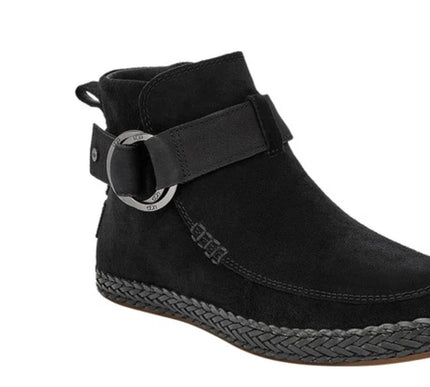 UGG Sloane Buckle Suede Black Booties Women's US sizes 5-12-NEW