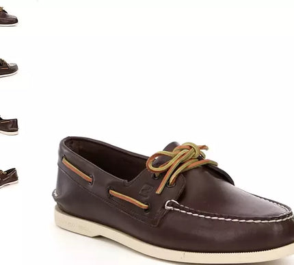 Sperry Top-Sider A/O Authentic Original 2 Eye Brown Boat Shoe Men's sizes 7-16 W