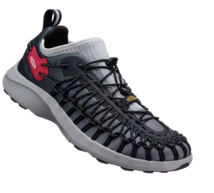 Keen Uneek SNK Sneaker Black/Red Carpet Men's US sizes 7-14/NEW!!!