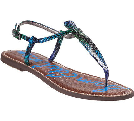 Sam Edelman Gigi Swamp Snake Leather Ankle Strap Sandal womens 5-12/ NEW!!!