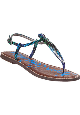 Sam Edelman Gigi Swamp Snake Leather Ankle Strap Sandal womens 5-12/ NEW!!!