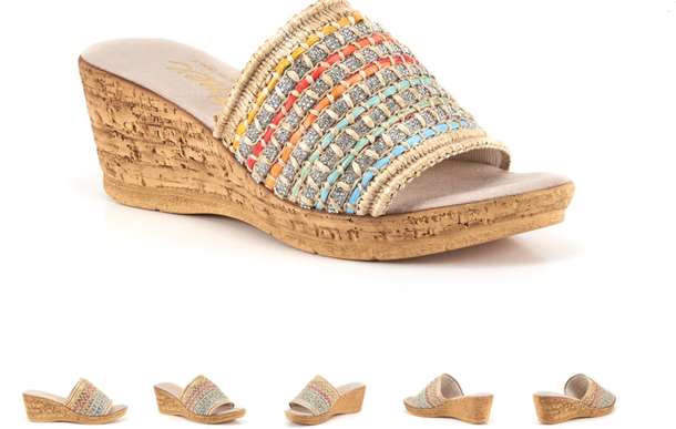 Onex Polly/Multi Wedge Sandal Women's sizes 6-11/NEW!!!