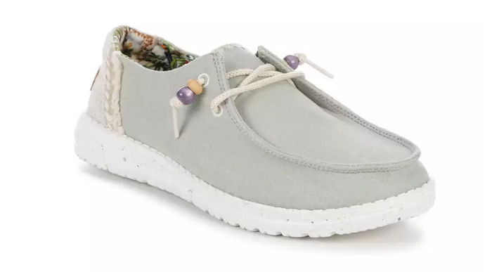 Hey Dude Wendy Natural Sage Sneaker Slip On Women's sizes US 6-11/NEW!!