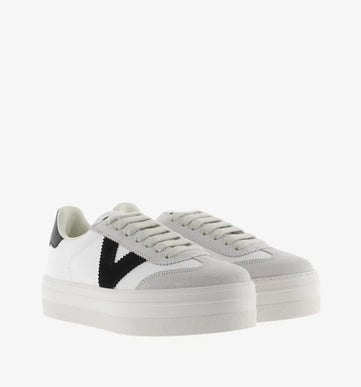 Victoria Barcelona Leather Negro Platform Sneaker Women EU sizes 37-41/US6-10