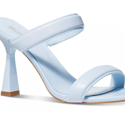 Michael Michael Kors Clara Sandal Sky Blue Leather Women's US sizes 6-10/NEW!!!