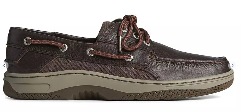 Sperry Billfish 3 Eye Pull-Up Brown Boat Shoe Men's sizes 7-15 WIDE/NEW!!!