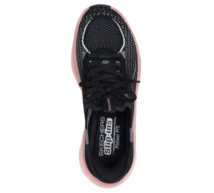 SKECHERS D'Lux Vapor Vibrant Stride Black Pink Sneaker Women's sizes 5-11/NEW!!!