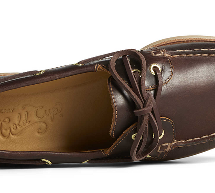 Sperry Gold Cup A/O Orleans 2-EYE Brown Boat Shoes Men's US sizes 7-15/NEW WIDE