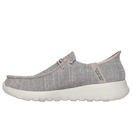 SKECHERS Go Walk Max-With Ease Taupe Slip-ins Sneaker Men's sizes 7-14/NEW!!