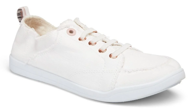 Vionic Pismo Cream Casual Canvas Sneaker Women sizes 5-11/NEW! MEDIUM