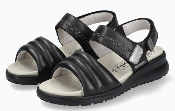 Mephisto Mobils Berenyce Black Ankle Stap Sandal Women's Sizes 36-41 NEW!!!