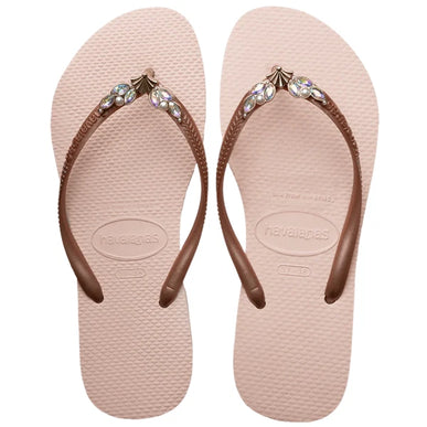 Havaianas Slim Mermaid I Ballet Rose Flip Flop Sandal Women sizes 35/36-41/42