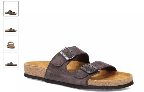 Naot Santa Barbara Oily Midnight Suede Sandal Slide Men's Sizes EU 40-48/NEW!!!