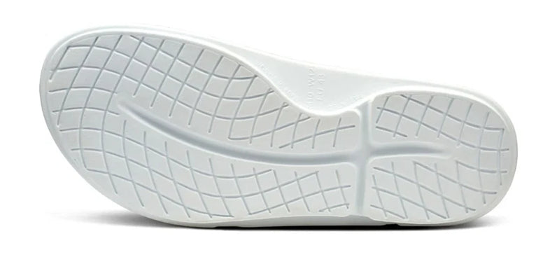 OOFOS OOahh Sport Flex Sandal Slide White Mens Sizes M9/W11-M14/W16 NEW