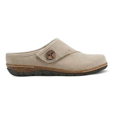 Earth Ezra Taupe Round Toe Casual Slip-on Flat Clogs Womens sizes 6-10 NEW M