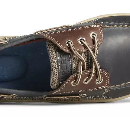 Sperry Billfish 3-Eye Navy/Brown Boat Shoe Men's sizes 7-16 Medium/NEW!!