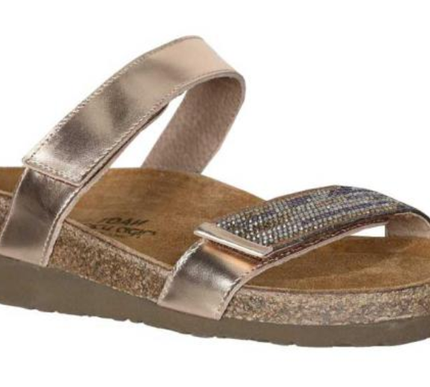 Naot Indiana Gold Purple Multi 2 Strap Sandal Women's sizes 36-42/5-11 NEW!!!