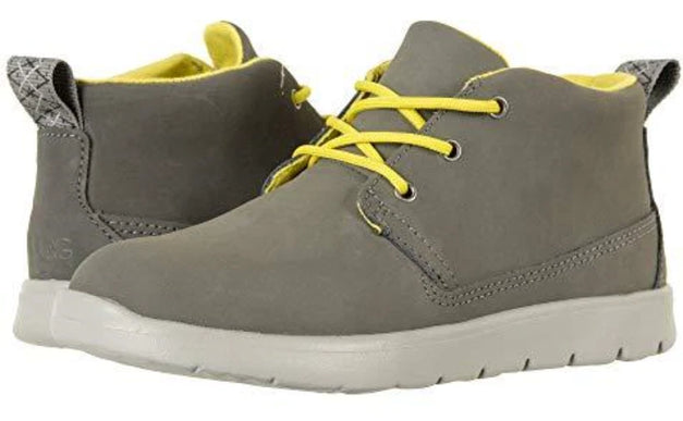 UGG Canoe Charcoal Big Boy's Chukka Shoe Boot Loafer sizes 13-6 NEW