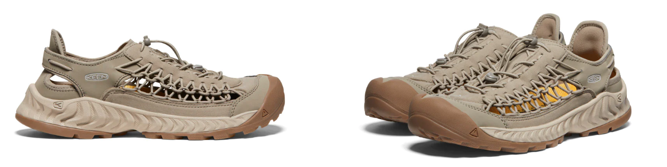 Keen Uneek NXIS Timberwolf/Plaza Taupe Light Hiking Shoe Men's sizes 7-14/NEW!!!
