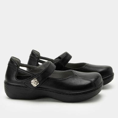 Alegria Onika Black Leather Mary Jane Shoe Womens sizes 35-42 NEW