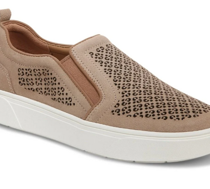 Vionic Kimmie Perf Sneaker Wheat Leather Women's sizes 5-11/NEW! MEDIUM