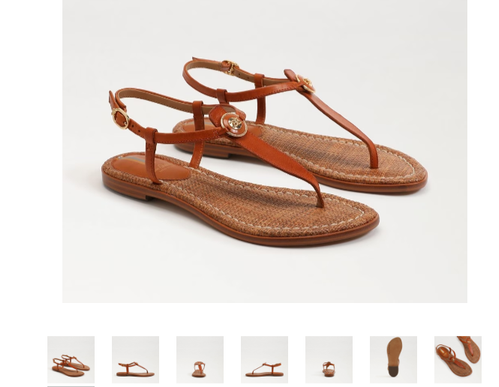 Sam Edelman Gigi Signet Saddle Ankle Strap Sandal Womens US sizes 6-10/NIB