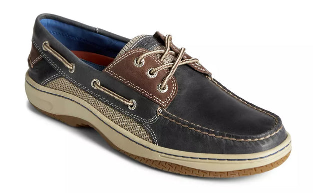 Sperry Billfish 3-Eye Navy/Brown Boat Shoe Men's sizes 7-16 Medium/NEW!!