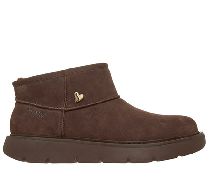 Skechers Slip-ins: Keepsakes Cozy - Cozy Mini Chocolate Bootie Women sizes 6-11