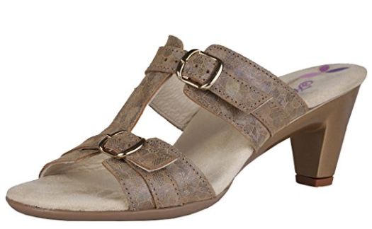 Helle Comfort Elfe Bronze Wedge Sandal Women's sizes 37-41 NEW!!!