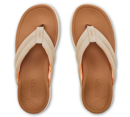 Cobian Darby Cream Flip Flop Comfort Sandal Women's US Sizes 5-11 NIB!!