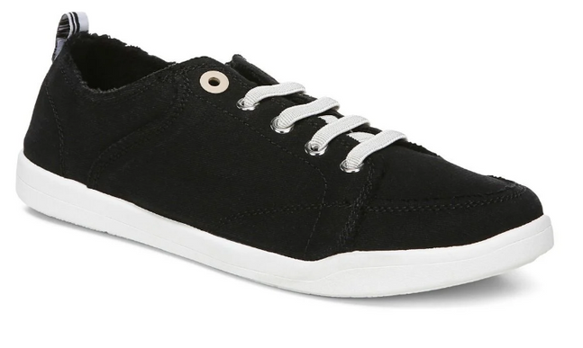 Vionic Pismo Black Casual Canvas Sneaker Women sizes 5-11/NEW! MEDIUM