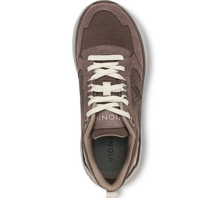 Vionic Walk Max Skyline Milk Chocolate Suede Sneaker Womens sizes 5-12/NEW!!!