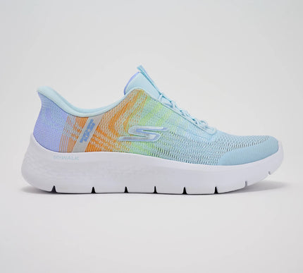 SKECHERS Slip-ins: GO WALK Flex -Nova Blue Multi Sneaker Womens sizes 5-11 NEW