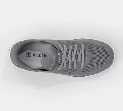 Kizik Lima Grey Knit Hands-Free Slip in Slip On Shoes Mens sizes 9-13