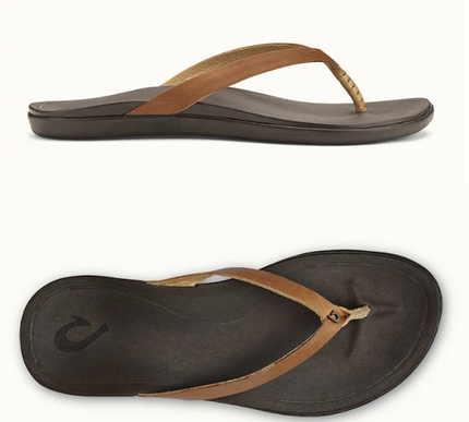 Women's Olukai Ho'opio Leather Flip Flop Sandal Various Colors US Sizes 5-11 NIB