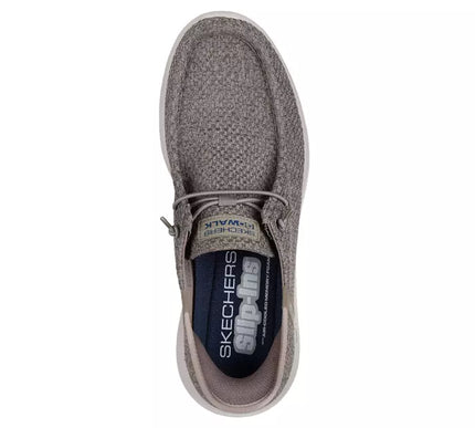 SKECHERS Go Walk Max-Halycon Taupe Slip-ins Sneaker Men's sizes 7-14/NEW!!