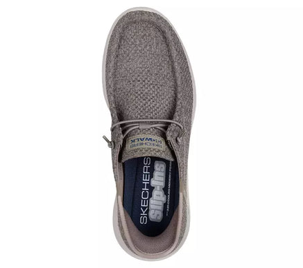 SKECHERS Go Walk Max-Halycon Taupe Slip-ins Sneaker Men's sizes 7-14/NEW!!