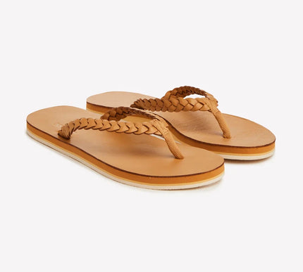 Hari Mari Meadows Braided Hazelnut Flip Flop Womens US Sizes 6-11 NEW