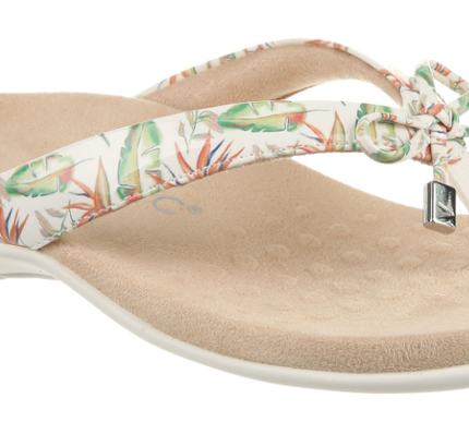 Vionic Bella Marshmellow Tropical Toe-Post Sandal Women's sizes US 5-12 NEW!!!