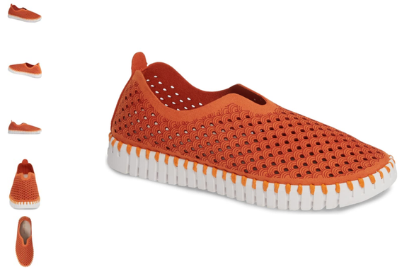Ilse Jacobsen Tulip 139 Camelia Orange Slip-on Shoe Women's EU sizes 36-41 NEW!!