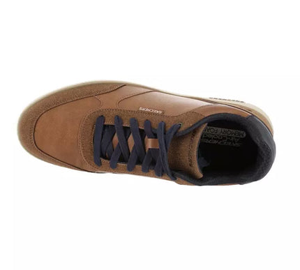 SKECHERS Haney Luggage Lace-up Sneaker Shoe Men's sizes 7-14/NEW!!!