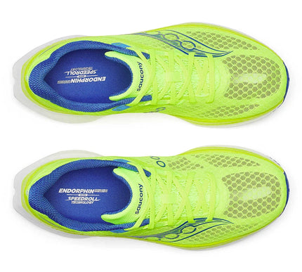 Saucony Endorphin Speed 5 Citron/Lapis Running Shoe Men sizes 7-15 NEW!!!