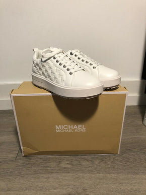 Michael Kors Emmett Lace-Up Optic White Sneakers Women's sizes 6-10/NEW!!